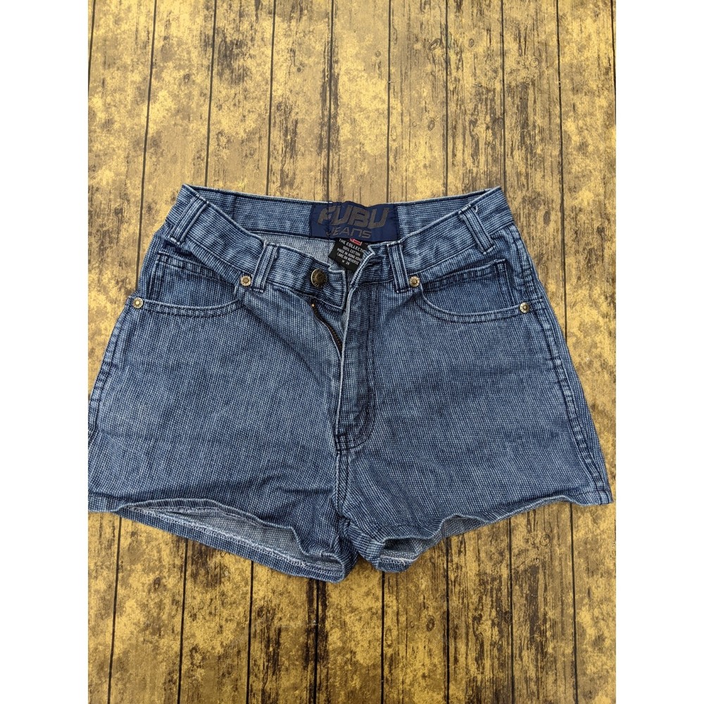 Vintage FUBU Jeans The Collection Jean Shorts Sz 26 SEE PHOTOS!